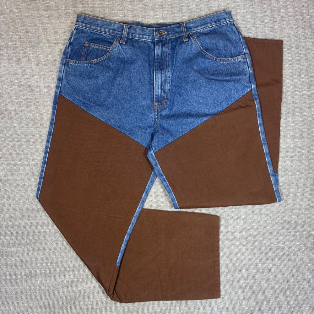 Walls Vintage Brush Guard Jeans Mens 38x32 Workwear Pant Denim Hunting NWOT